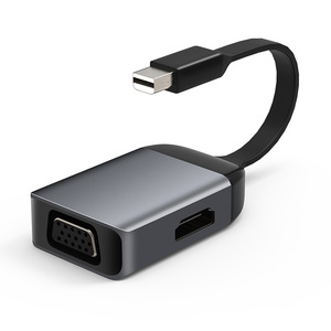 minidp转hdmi苹果电脑投影仪转换器vga雷电mac接口4k电视macbookair